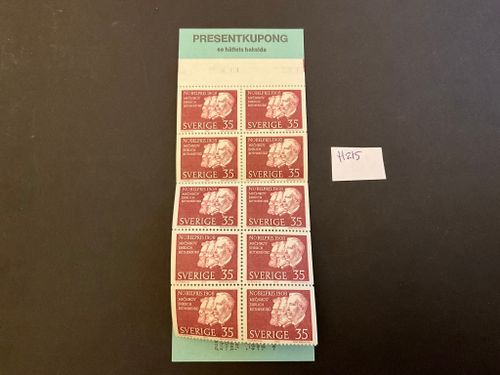 Nobelpris 1908 postfriskt häfte