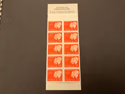 Nobelpris 1907 postfriskt häfte