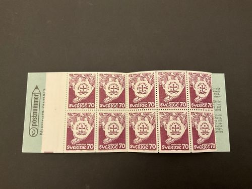 Kyrkornas Världsråd 1968 postfriskt häfte