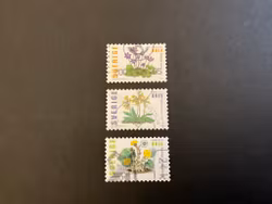 Vårblommor 2003 facit nr 2363-2365 stämplad serie