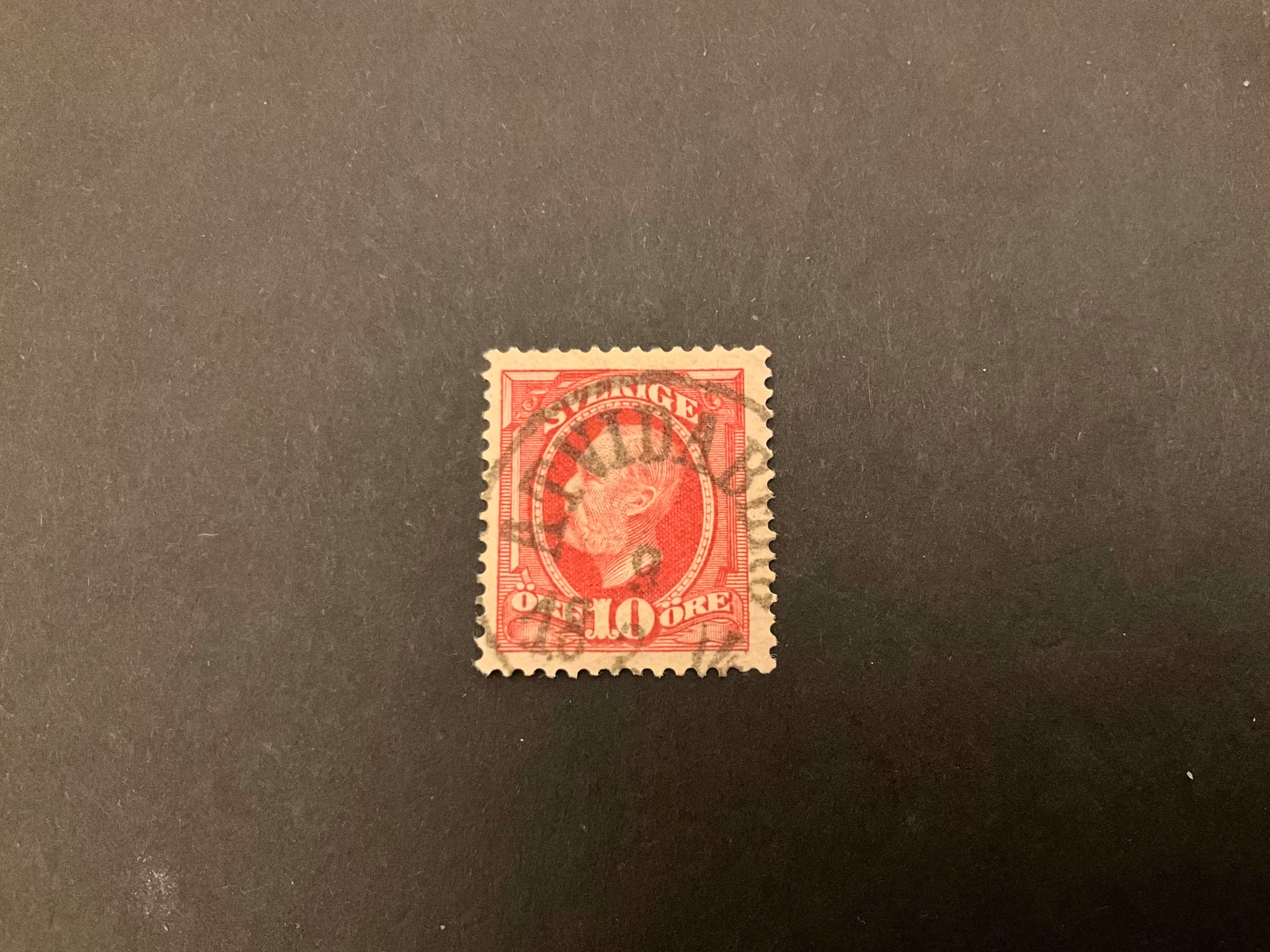 Oscar II facit nr 54 praktstämplat ÅTVIDABERG