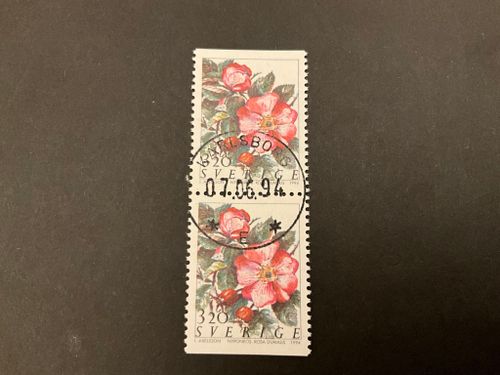 Rosor facit nr 1842 BB lyxstämplat par KARLSBIORG