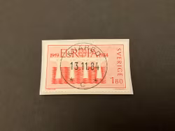 Europa XIII facit nr 1287  lyxstämplat KNÄRED