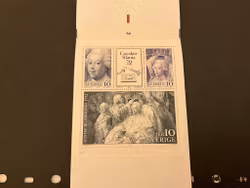 Czeslaw Slania 1991 postfriskt häfte med cylindersiffra 2