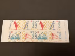 Olympiskt guld I postfriskt häfte