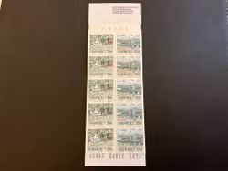 Nationalparker 2 1990 postfriskt häfte med kontrollnummer