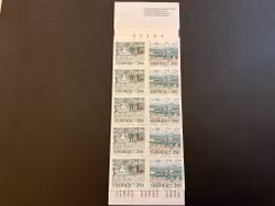 Nationalparker 2 1990 postfriskt häfte med kontrollnummer