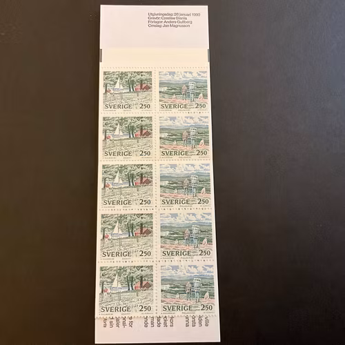 Nationalparker 2 1990 postfriskt häfte