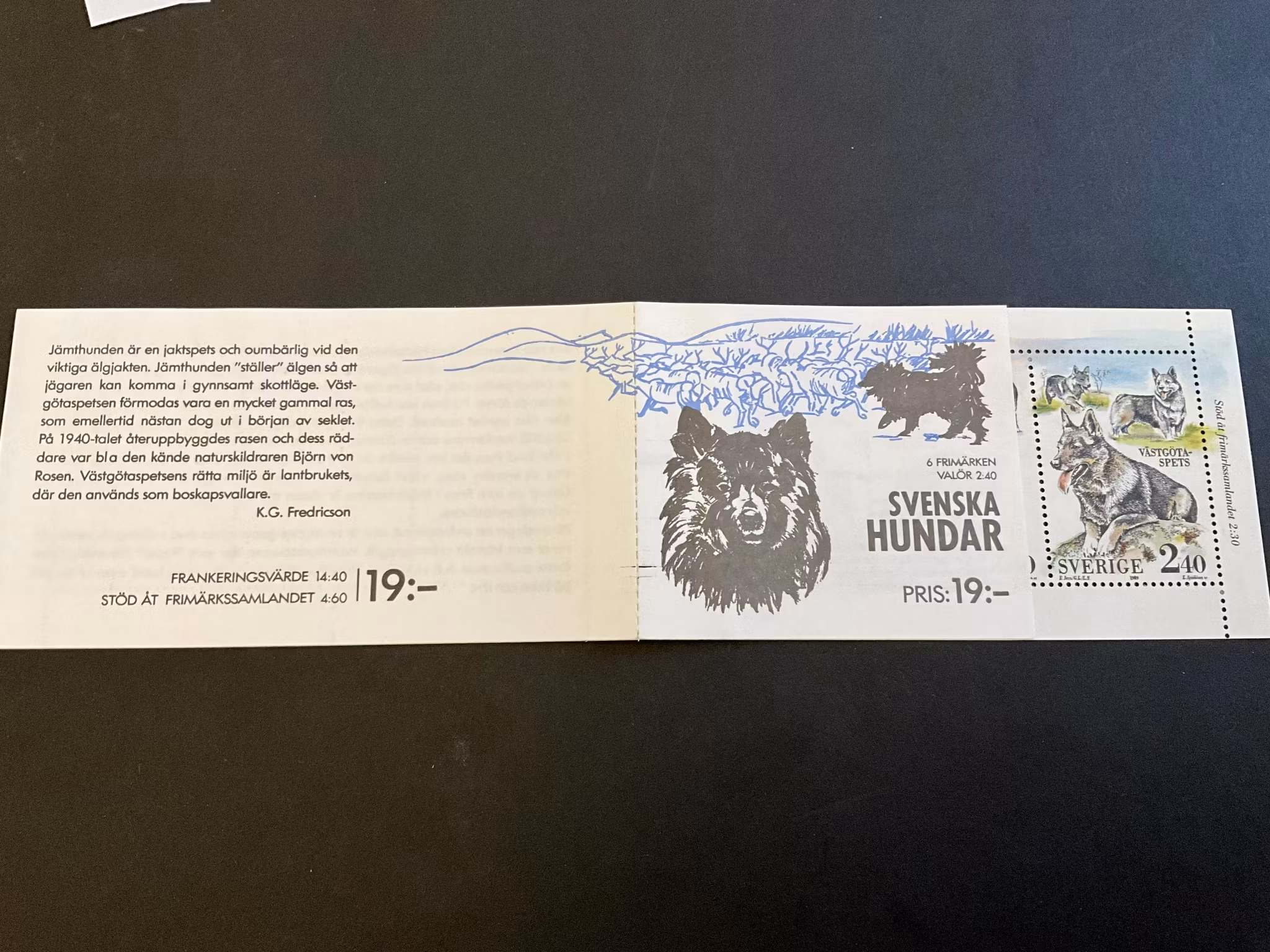 Svenska hundar postfriskt häfte