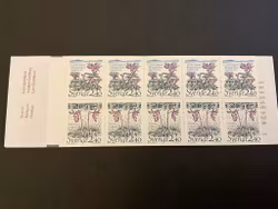 Nationalparker I 1989 postfriskt häfte med ryggtryck