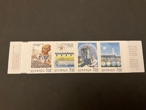 Nobelpristagare kemi 1988 postfriskt häfte