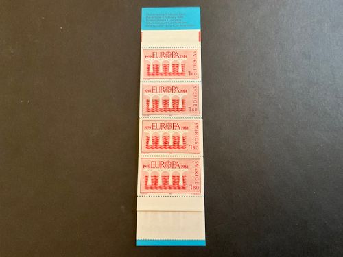 Europa 1984 postfriskt häfte