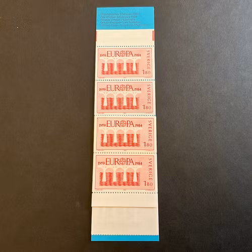 Europa 1984 postfriskt häfte