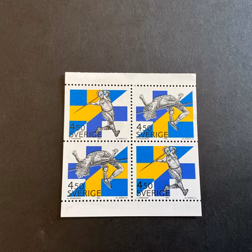 Sverige- Finland 1994 facit nr 1859-1860 postfriskt block