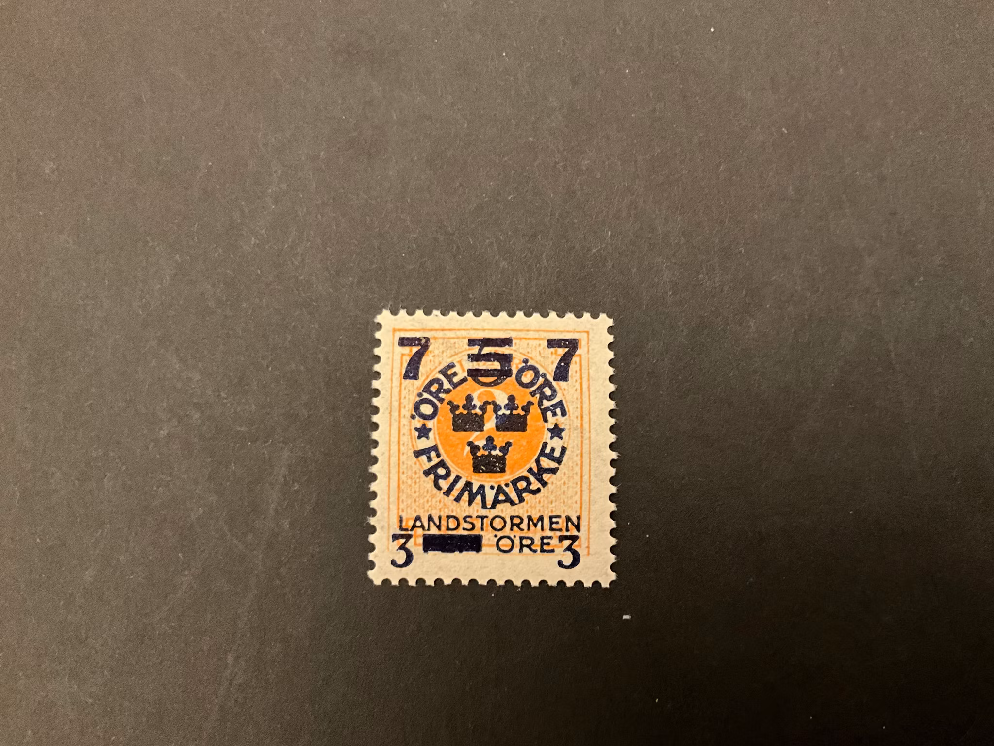 Landstormen III facit nr 126 cx postfriskt märke