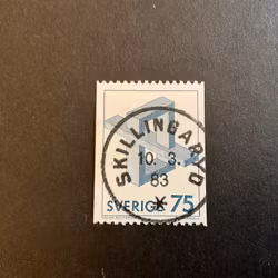 Omöjliga figurer facit nr 1201 lyxstämplat SKILLINGARYD