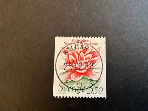 Levande natur facit nr 1342 lyxstämplat KALMAR 1