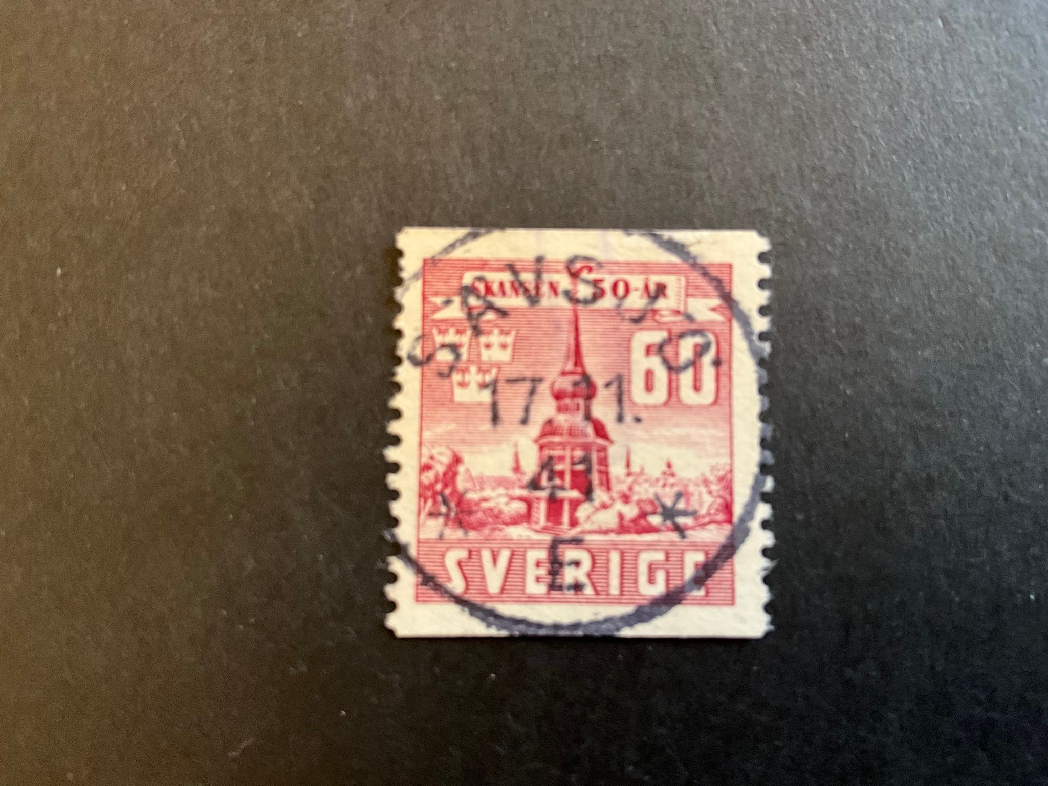 Skansen facit nr 331 lyxstämplat SÄVSJÖ