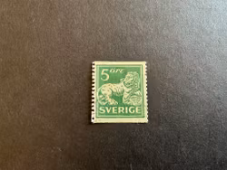 Stående lejon T 13 facit nr 143 E cx stämplat märke