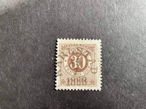 Ringtyp PH facit nr 47 lyxstämplat KARLSTAD
