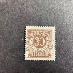 Ringtyp PH facit nr 47 lyxstämplat KARLSTAD