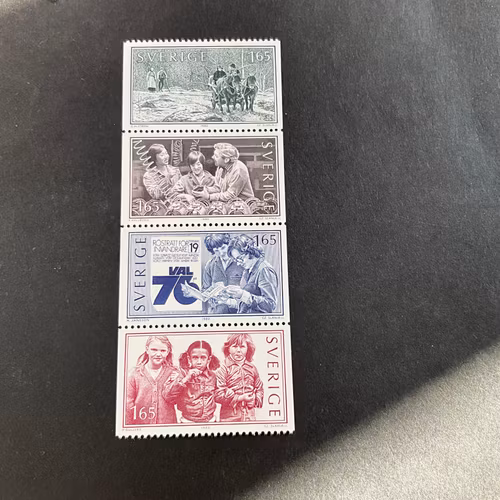 Leva tillsammans postfrisk häftesblock facit nr 1218-1221