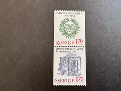 Akademijubileer facit nr 1400 SX1 postf4iskt par