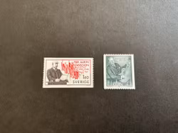 Personjubileer facit nr 1369 och 1370 postfrisk serie