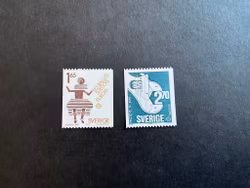 Europa XII facit nr 1254 och 1255 postfriska märken