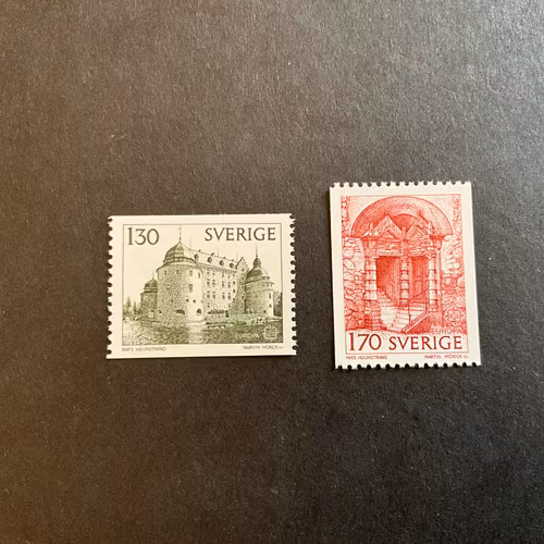 Europa VII facit nr 1031-1032 postfrisk serie