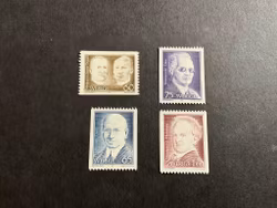 Nobelpris 1912 facit nr 803-806 postfrisk serie