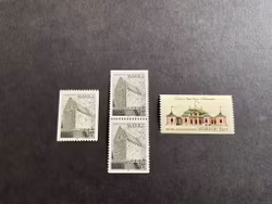 Byggnadsminnen 1970 facit nr 700-701 postfrisk serie