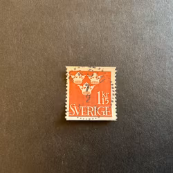 Tre kronor facit nr 297 praktstämplat FRÖVI