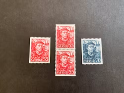 ILO 50 år facit nr 651-652 postfrisk serie