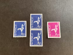 VM i handboll facit nr 595-596 postfrisk serie