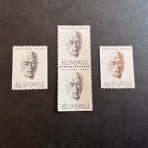 Prins Eugen facit nr 566-567 postfrisk serie