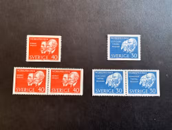 Nobelpris 1904 facit nr 559-560 postfrisk serie