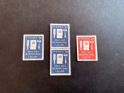 Kommunallagarna facit nr 534-535 postfrisk serie