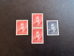 Hjalmar Branting facit nr 519-520 postfrisk serie