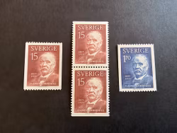 Svante Arrhenius facit nr 507-508 postfrisk serie