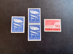 Vattenfall 50 år facit mr 500-501 postfrisk serie
