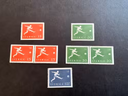 VM i fotboll facit nr 492-494 postfrisk serie