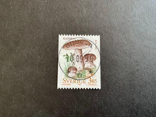 Svampar facit nr 1972 lyxstämplat OBBOLA