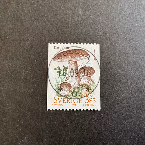 Svampar facit nr 1972 lyxstämplat OBBOLA