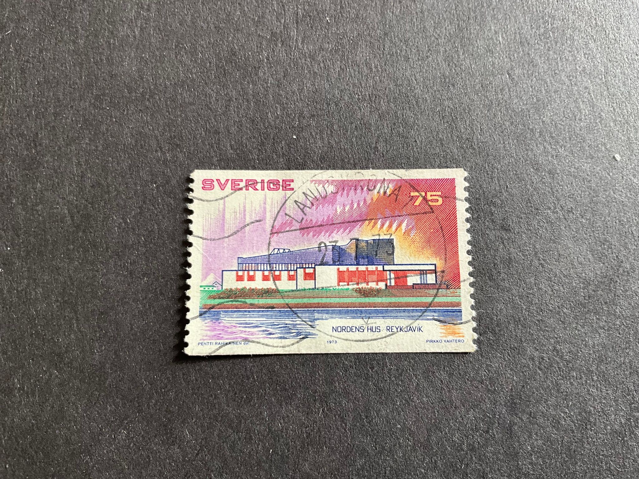 Norden III facit nr 825 praktstämplat LANDSKRONA 1