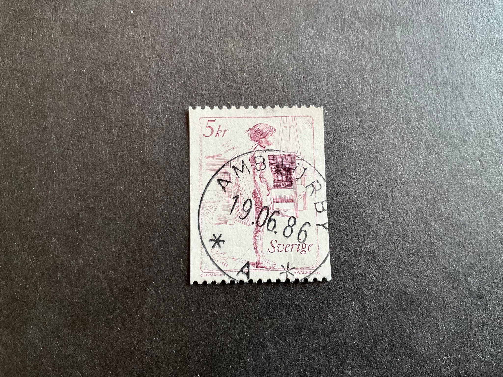 Graziella facit nr 1203 praktstämplat AMBJÖRBY