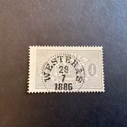 Tjänstefrimärke facit nr TJ 13 praktstämplat WESTERÅS