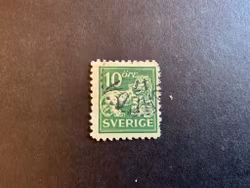 Stående lejon facit nr 144 C cx stämplat märke