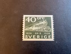 Postverket facit nr 253 med plåtskarvstecken postfriskt märke