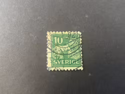 Stående lejon facit nr 144 C med vm bz stämplat märke